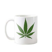 Herb Leaf Coffee Mugs