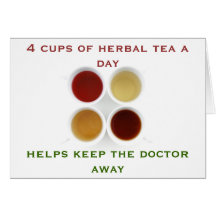 herbal tea notecard