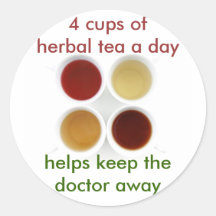herbal tea stickers