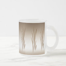 Herbes en bronze tasse à café