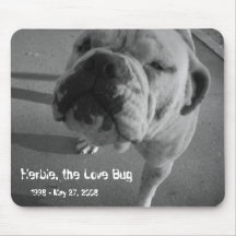Herbie, the Love Bug Mouse Pad