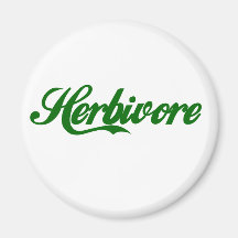 Herbivore Refrigerator Magnet