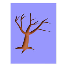 Herbst Baum autumn tree Postkarte