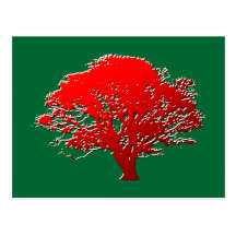 Herbst Baum autumn tree Postkarte