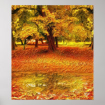 Herbstwald Posterdruck