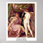 Hercules And Omphale By Bartholomew Spranger Posters