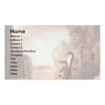 Hercules And The Hydra Lernaean By Moreau, Gustave Business Card Template