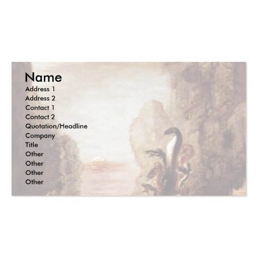 Hercules And The Hydra Lernaean By Moreau, Gustave Business Card Template