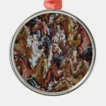 Herd of Horses Christmas Tree Ornament