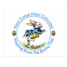 Here Comes Peter Cottontail Post Card