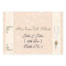 Here Comes The Bride Business Card Template
