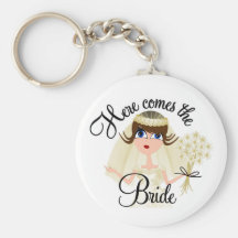 Here Comes The Bride Key Chain