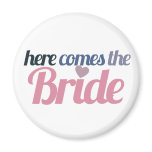 Here comes the bride magnets