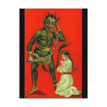 Here Comes The Krampus 1 Post Card