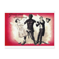 Here Comes The Krampus 3 Postcards