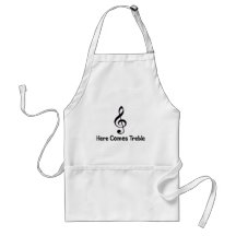 Here Comes Treble. Apron