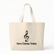 Here Comes Treble. Canvas Bag