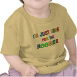 Here for Boobies T-shirt