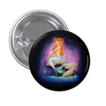 Here In My Mermaid Lagoon Buttons
