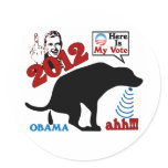 Here Is My Vote Sticker