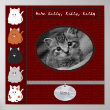 Here Kitty Scrapbook Page Posters