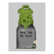 Here Lies My Youth Post Card