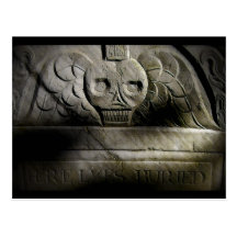 Here Lyes Buried Postcard