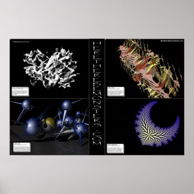 Here there Be monsters 4 pack Posters by Heretherebemonsters