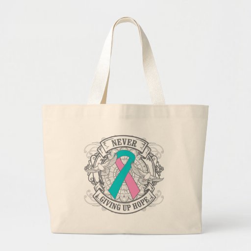 Hereditary Breast Cancer Never Giving Up Hope Bag
