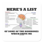 Here's A List Of Some Of The Hormones (Endocrine) stickers