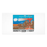 Here's How I Vent (Deep Sea Vent Chemistry Humor) Photo Cards