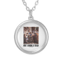 Here's Looking At Euclid (Art Humor Painting) Jewelry