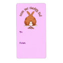 Here's Your Chocolate Gift Tag Labels