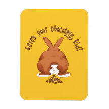 Here's Your Chocolate Kid Flexible Magnets
