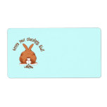 Here's Your Chocolate Labels