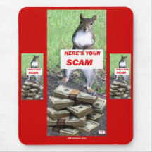 Here's Your Scam mousepad (Iraq Dinar)