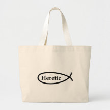 Heretic Fishw Tote Bags