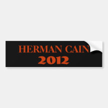 HERMAN CAÏN 2012 ADHÉSIF POUR VOITURE