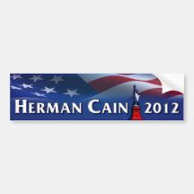 Herman Caïn 2012 Autocollants Pour Voiture