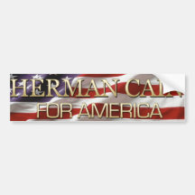 Herman Cain 2012 Bumper Sticker