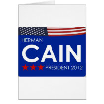 Herman Cain 2012 Cards