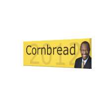 Herman Cain 2012 Cornbread Stretched Canvas Prints