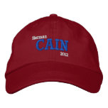 Herman Cain 2012 Embroidered Baseball Cap