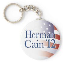 Herman Cain 2012 Keychain