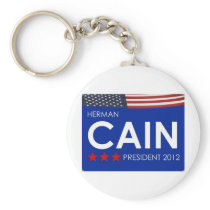 Herman Cain 2012 Key Chain