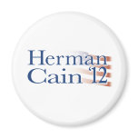 Herman Cain 2012 magnets