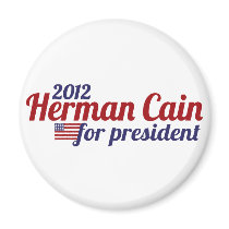 Herman Cain 2012 Refrigerator Magnets
