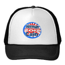 Herman Cain 2012 Mesh Hats