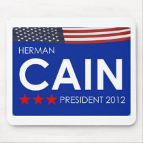 Herman Cain 2012 Mousepad