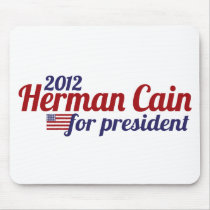 Herman Cain 2012 Mouse Pads